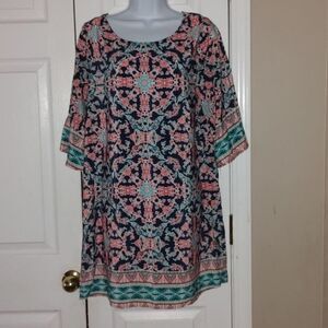 BeBop multicolor sheath  dress Sz L